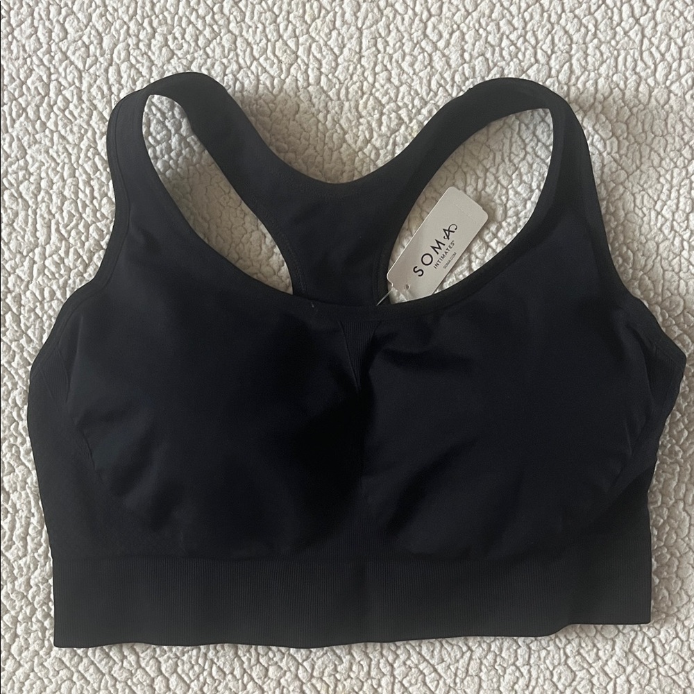 Soma Classic Black Sports Bra